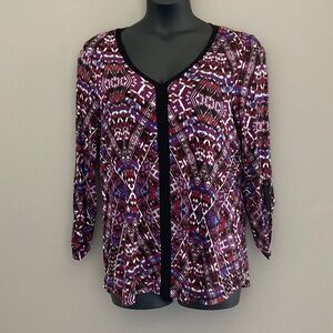 Cable and Gauge Multicolored Long Sleeved Shirt